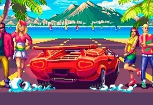 Retro Freeway Racing