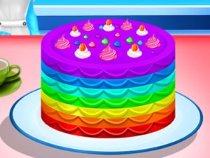 Colorful Cake Baking Adventure