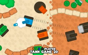1 2 3 4 Player Tank Battle Game 2D