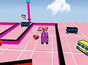 Valentine's School Bus 3D Parking Online Game
