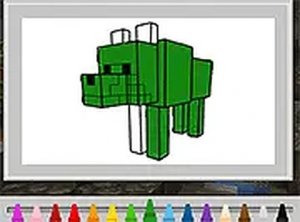 Minecraft Coloring Book Online Game