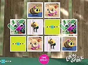 Lucas the Spider: Matching Pairs Puzzle Game
