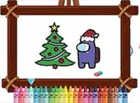Among Us Christmas Coloring Online Game