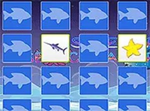 Kids Memory Sea Creatures Online Game