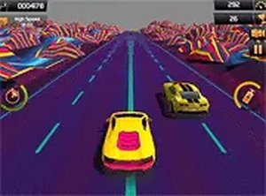 Neon Race Retro Drift Online Game