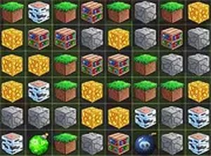 Minecrafty Block Match Online Puzzle Game