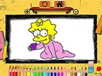 BTS Simpsons Coloring Book Online Game
