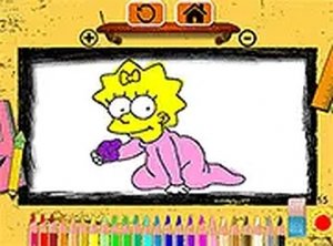BTS Simpsons Coloring Book Online Game