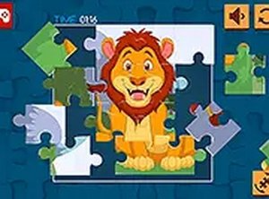 Strong Lions Jigsaw Puzzle Game
